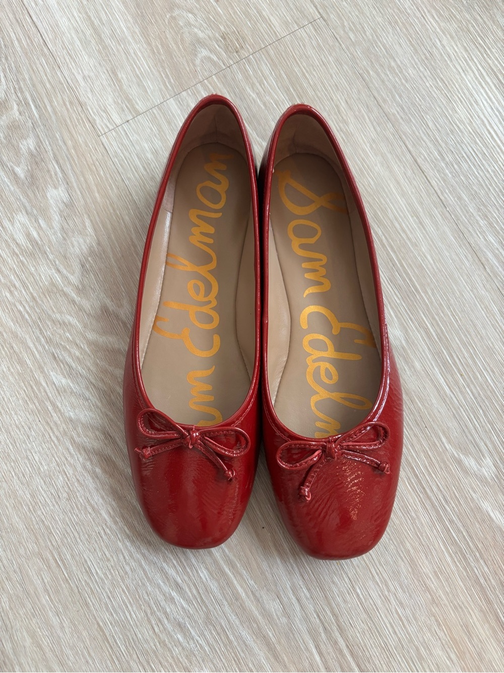 Sam Edelman Alie Ballet Flats - Scarlet Red - Picture 4 of 6